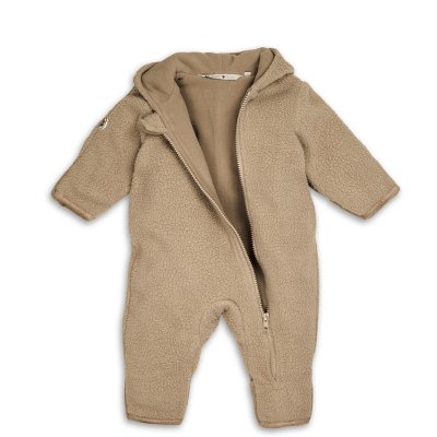 Lodger Zimní novorozenecká kombinéza Teddy - Beige - obrázek