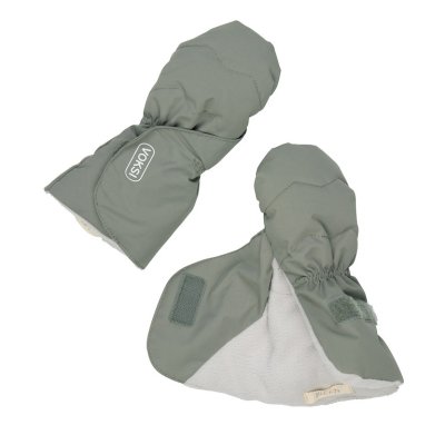 Voksi Rukavice - Meadow Green/Light Grey, vel. 0 - 12 m - obrázek