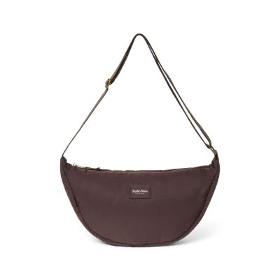 Studio Noos Crossbody ledvinka Puffy - Brownish Holy Cow