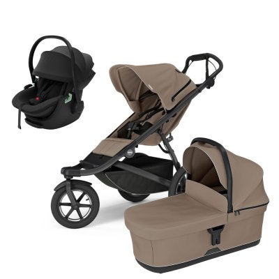 Thule Urban Glide 3 Kompletní kočárek + Autosedačka Maple - Tinted Taupe