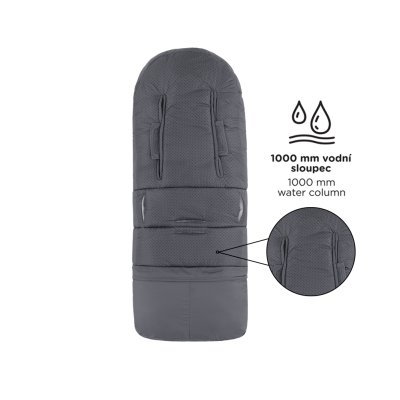 Petite&Mars Zimní set Fusak Jibot 3v1 + Rukavice Jasie - Dark Walnut - obrázek