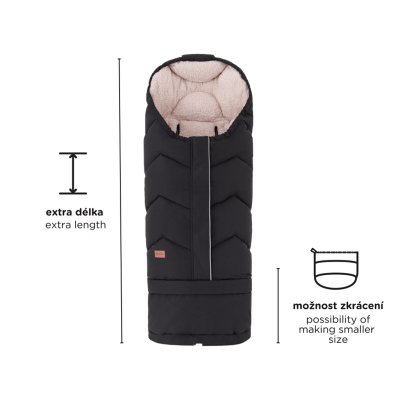 Petite&Mars Fusak Hygge 4v1 - Forever Black - obrázek