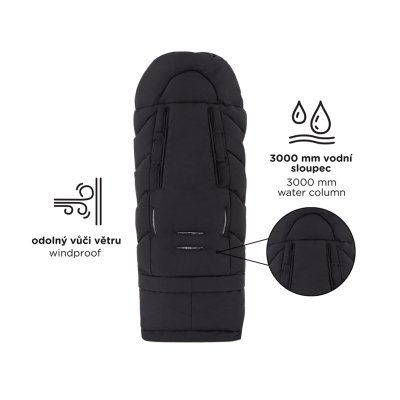Petite&Mars Fusak Hygge 4v1 - Forever Black - obrázek