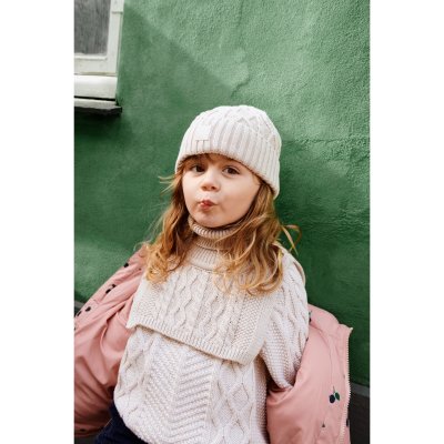 Liewood Ezra Pletená čepice - Sandy, vel. 1 - 2 roky - obrázek
