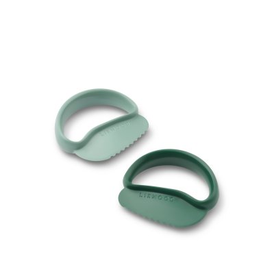 Liewood Riven První dětský nůž, 2 ks - Peppermint/Garden Green