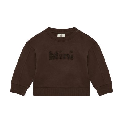 En Fant Bavlněný svetřík Mini - Chestnut, vel. 74