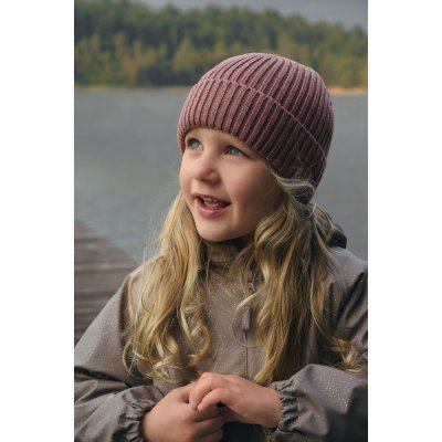 CeLaVi Pletená čepice - Burlwood Melange, vel. 54 - obrázek