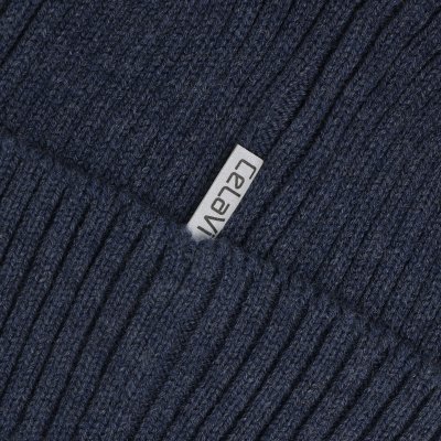 CeLaVi Pletená čepice - Navy Melange, vel. 48 - obrázek