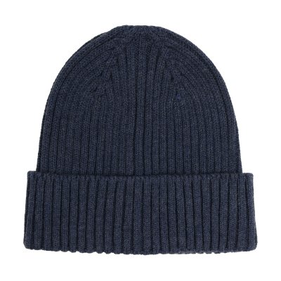 CeLaVi Pletená čepice - Navy Melange, vel. 54