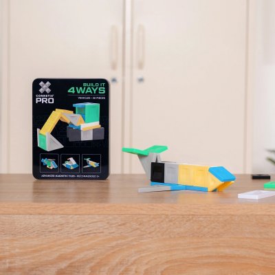Connetix Magnetická stavebnice - Pro Build It 4 Ways Vehicles Set, 30 ks - obrázek