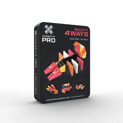 Connetix Magnetická stavebnice - Pro Build It 4 Ways Creatures Set, 36 ks