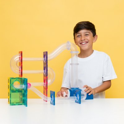Connetix Magnetická kuličková dráha - Launcher Pack, 47 ks - obrázek