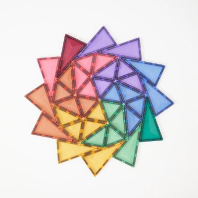 Connetix Magnetická stavebnice - Pastel Creative Pack, 104 ks - obrázek