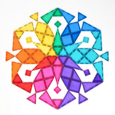 Connetix Magnetická stavebnice - Bright Mega Pack, 202 ks - obrázek