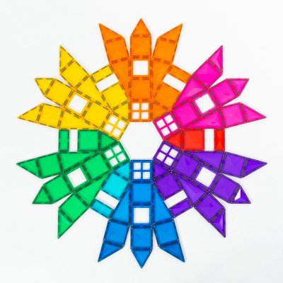 Connetix Magnetická stavebnice - Bright Mega Pack, 202 ks - obrázek