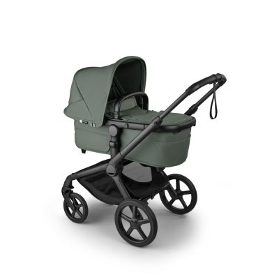 Bugaboo Fox5 Renew Kočárek Trojkombinace - Black/Forest Green/Mineral Grey - obrázek
