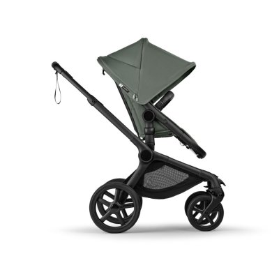 Bugaboo Fox5 Renew Kočárek Trojkombinace - Black/Forest Green/Mineral Grey - obrázek