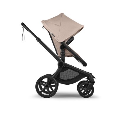 Bugaboo Fox5 Renew Kočárek Trojkombinace - Black/Desert Taupe Melange/Teak - obrázek