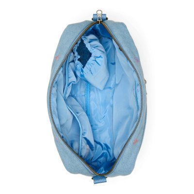 Studio Noos Organizér na kočárek Denim - Light Blue Hearts - obrázek