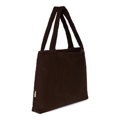 Studio Noos Taška Mom Bag Puffy Rib - Dark Brown - obrázek