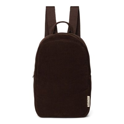 Studio Noos Dětský batůžek Mini Puffy Rib - Dark Brown