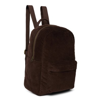 Studio Noos Dětský batoh Midi Puffy Rib - Dark Brown - obrázek