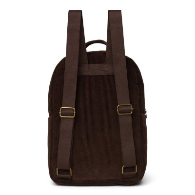 Studio Noos Dětský batoh Midi Puffy Rib - Dark Brown - obrázek