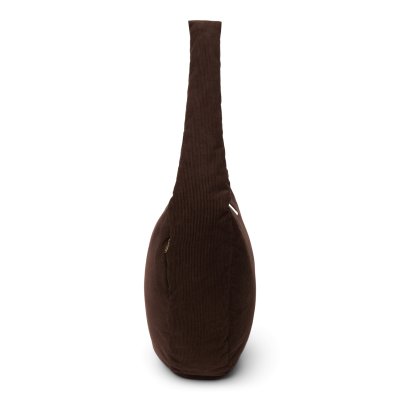 Studio Noos Crossbody taška Puffy Rib - Dark Brown - obrázek