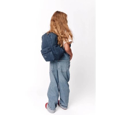 Studio Noos Dětský batoh Midi Denim - Dark Blue - obrázek