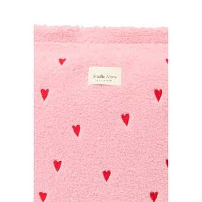 Studio Noos Přebalovací taška Teddy - Light Pink Hearts - obrázek