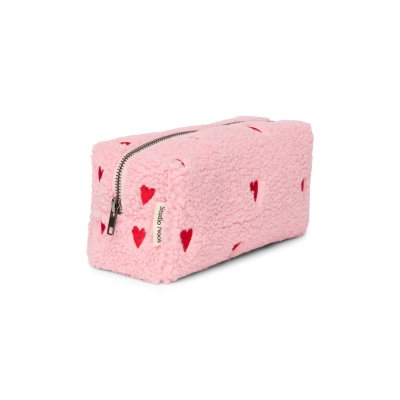 Studio Noos Pouzdro Teddy - Light Pink Hearts - obrázek