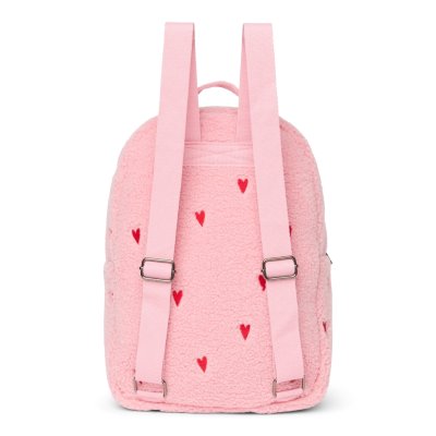Studio Noos Dětský batoh Midi Teddy - Light Pink Hearts - obrázek