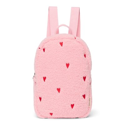 Studio Noos Dětský batůžek Mini Teddy - Light Pink Hearts