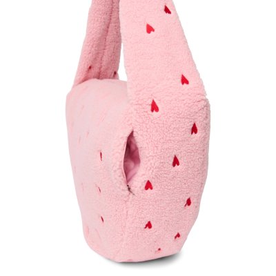 Studio Noos Crossbody taška Teddy - Light Pink Hearts - obrázek