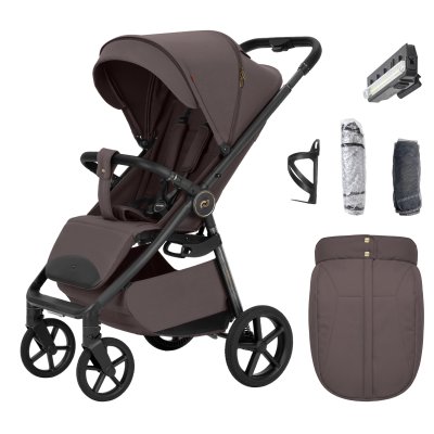 Carrello Bravo Carbon Sportovní kočárek - Mineral Brown