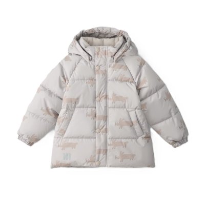 Leokid Zimní prošívaná bunda Leni - Silver Cloud Fluffy, vel. 110