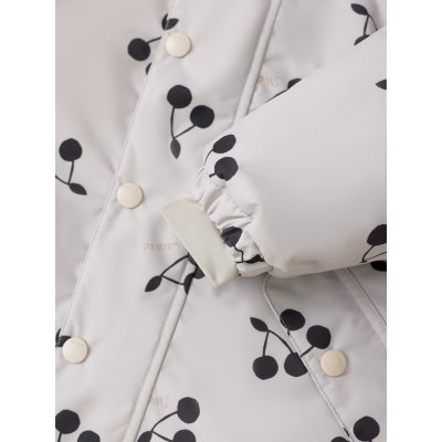 Leokid Zimní bunda Tully - Silver Cloud Cherries, vel. 92 - obrázek