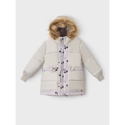 Leokid Zimní bunda Tully - Silver Cloud Cherries, vel. 92 - obrázek