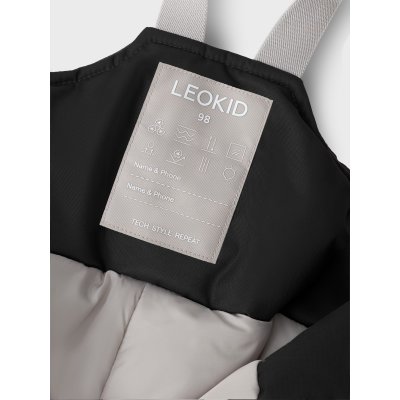 Leokid Zimní kalhoty Onni - Black Coal, vel. 92 - obrázek