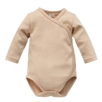 Pinokio Lovely Day Zavinovací body s dlouhým rukávem - Beige, vel. 56