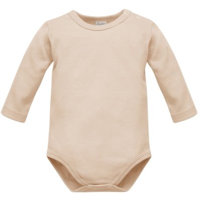 Pinokio Lovely Day Body s dlouhým rukávem - Beige, vel. 74