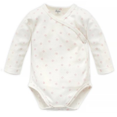 Pinokio Lovely Day Zavinovací body s dlouhým rukávem - Rose Flowers, vel. 62