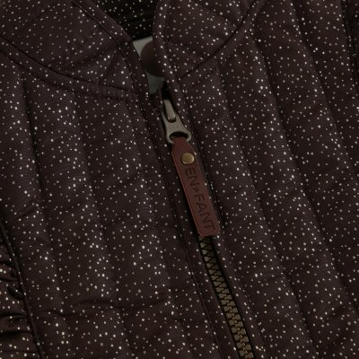 En Fant Dívčí termo set s volánky Glitter - Coffee Bean, vel. 92 - obrázek