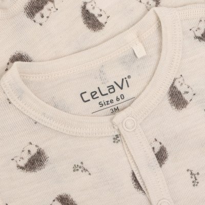 CeLaVi Vlněný overal - Walnut, vel. 70 - obrázek