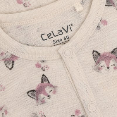 CeLaVi Vlněný overal - Lilas, vel. 80 - obrázek