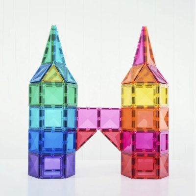 Connetix Magnetická stavebnice - Bright Creative Pack, 104 ks - obrázek