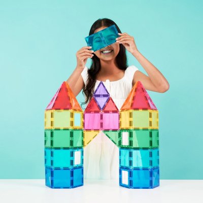 Connetix Magnetická stavebnice - Bright Creative Pack, 104 ks - obrázek