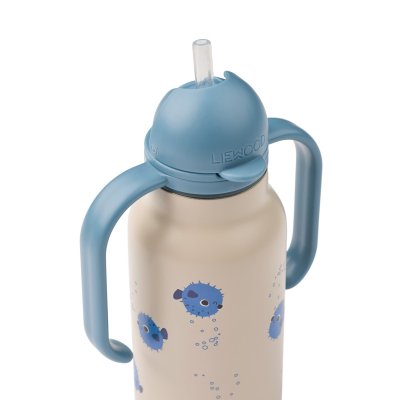 Liewood Kimmie Termoláhev na vodu 250 ml - Pufferfish/Sandy - obrázek