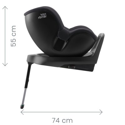 Britax Römer Dualfix M Plus Style Carbon Black - obrázek