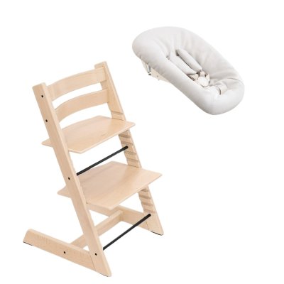 Stokke Tripp Trapp Židlička + Newborn set - Natural/Vanilla